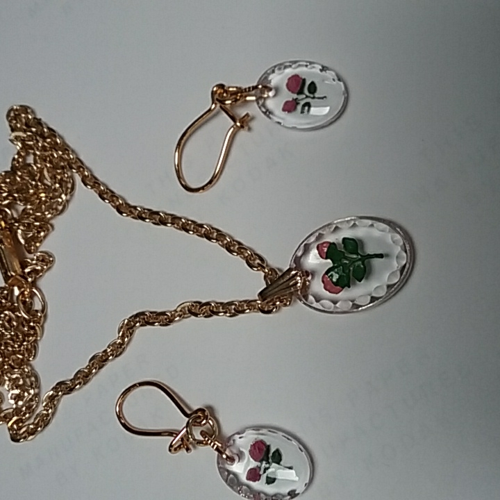 Germany Made Necklace And Earrings 17$